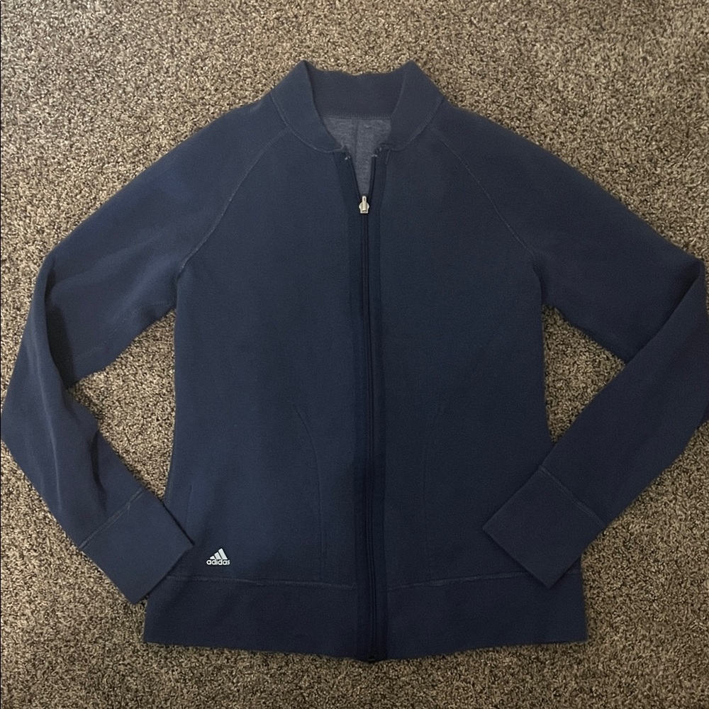 Adidas reversible Dark Blue Full-Zip Jacket